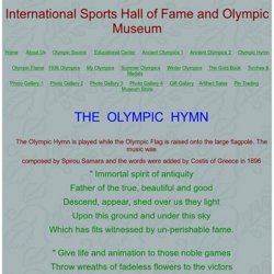 Olympic Hymn