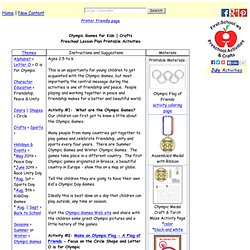 Preschool Lesson Plan Activities