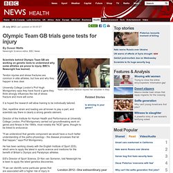 Olympic Team GB trials gene tests for injury
