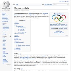 Olympic symbols