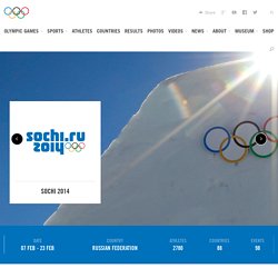Sochi 2014 Olympics - Olympic Tickets, Sports & Schedule