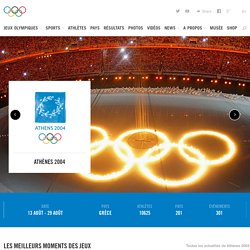 Jeux Olympiques d'Été de Athènes 2004 - résultats & vidéos des meilleurs moments