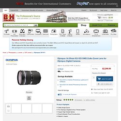 Olympus 14-35mm f/2.0 ED SWD Zuiko Zoom Lens for Olympus 261011