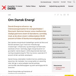 Om Dansk Energi