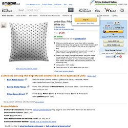 ombie Boy, Pillow Case 60 x 60 + 5 White (m): Amazon.co.uk: Kitchen & Home