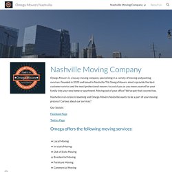 Omega Movers Nashville