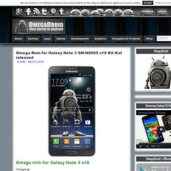 Omega Rom for Galaxy Note 3 SM-N9005 v10 Kit Kat