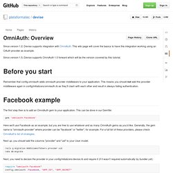 OmniAuth: Overview - GitHub
