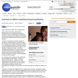 Lancôme to deliver omnichannel personalisation