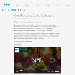 OmniFocus at Camp 1 Vineyard