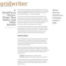 ✦ OmniFocus Series: Flags, Due Dates, and Daily Review