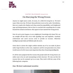 On Marrying the Wrong Person