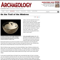 On the Trail of the Mimbres