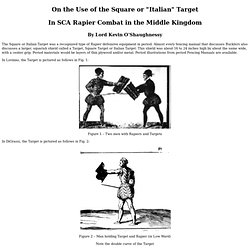 On the Use of the Square Target