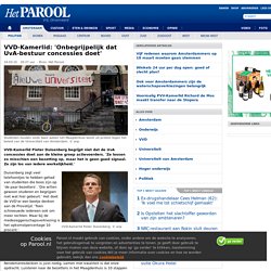 VVD-Kamerlid: 'Onbegrijpelijk dat UvA-bestuur concessies doet' - POLITIEK