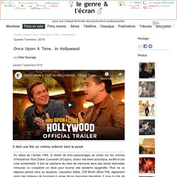 Once Upon A Time... in Hollywood - ♀ le genre & l'écran ♂