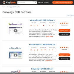Top Oncology EHR/EMR Software Demos, User Reviews & Pricing