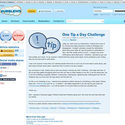 One Tip a Day Challenge