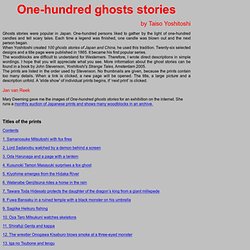 One-hundred ghosts stories