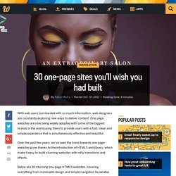 30 one-page sites you’ll wish you had built