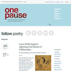 One Pause Poetry