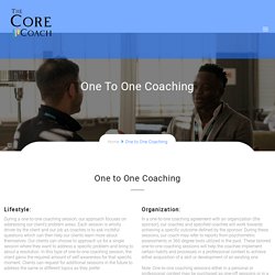 One to One Coaching