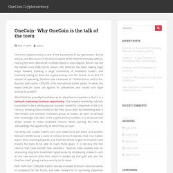 Why OneCoin Is The Talk Of The Town