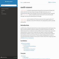 oneID-connect — oneID-connect 0.12.1 documentation