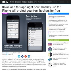 OneKey Pro Free Download: iPhone and iPad app now free to download