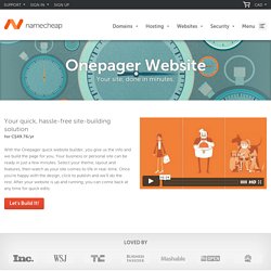 Onepager™ Website Builder