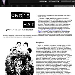 Ongs Hat: Gateway to the Dimensions!