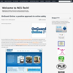 OnGuard Online: a positive approach to online safety