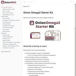 Omega2 Starter Kit