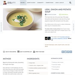 Leek, Onion and Potato Soup