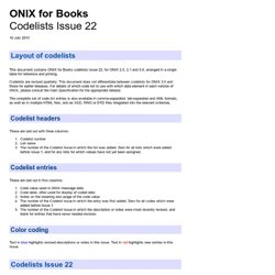 ONIX for Books Codelists Issue 21