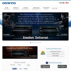 Onkyo USA Home Theater Products