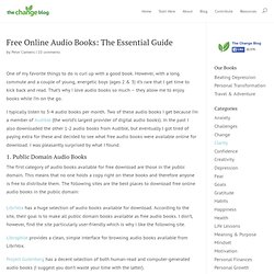 Free Online Audio Books: The Essential Guide