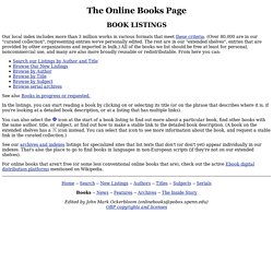 The Online Books Page