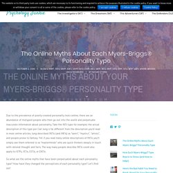 The Online Myths About Each Myers-Briggs® Personality Type