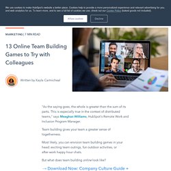 13 Online Team Building Games to Try with Colleagues