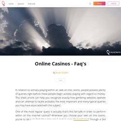Online Casinos - Faq's - Asad shaikh
