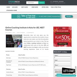 Online Coaching Institute in Kota