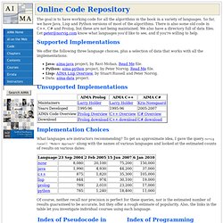 Online Code Repository