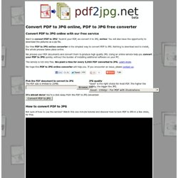 Convert PDF to JPG... It's done!