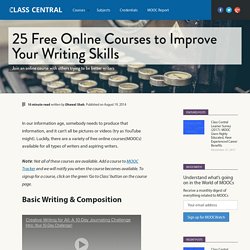 19 Free Online Courses to Improve Your Writing Skills