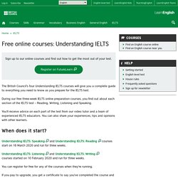 Free online courses: Understanding IELTS