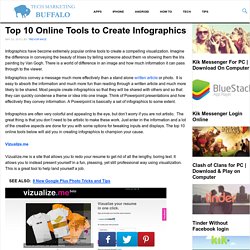 Top 10 Online Tools to Create Infographics