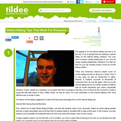 Online Dating Tips That Work For Everyone