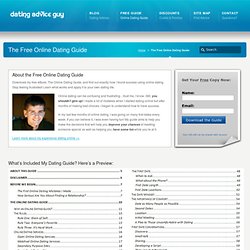 Free Online Dating Guide - Online Dating Advice
