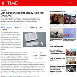 Can an Online Degree Really Help You Get a Job?